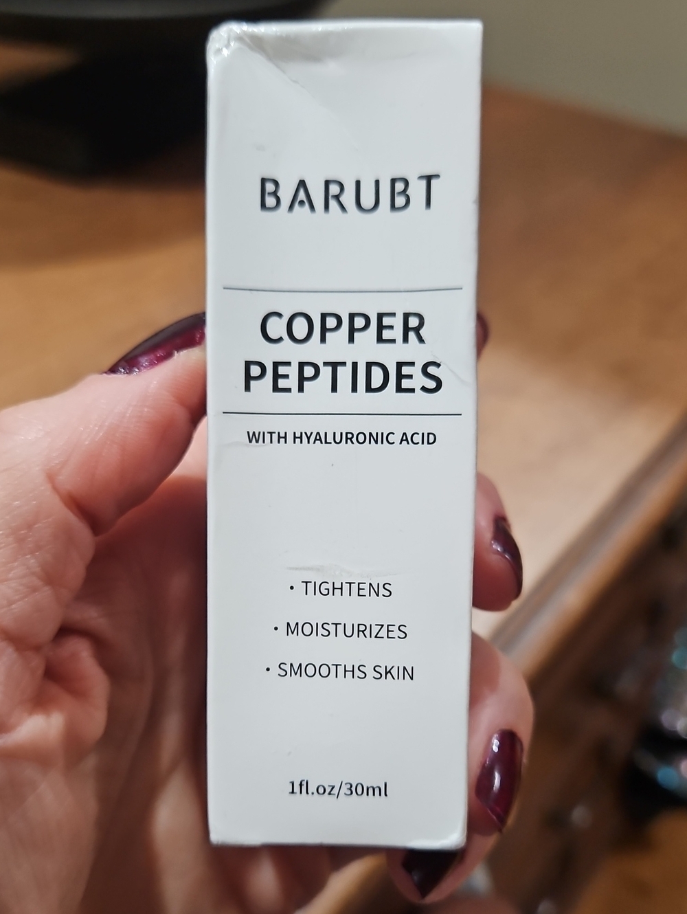 Copper Peptides Serum with Hyaluronic Acid — Brown Tone
